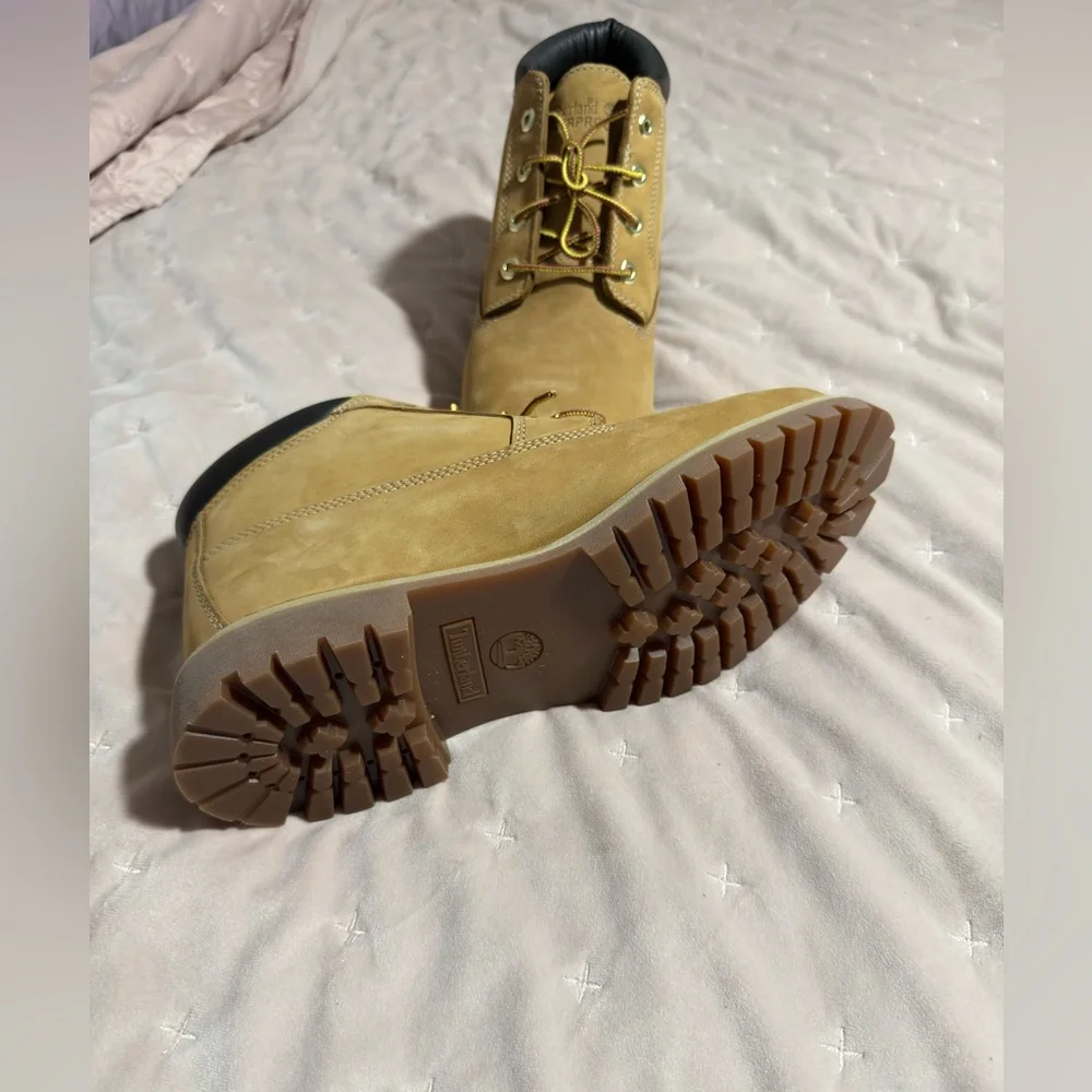 Timberland Premium Waterproof Chukka Boots Wheat Nubuck Men’s 11.5